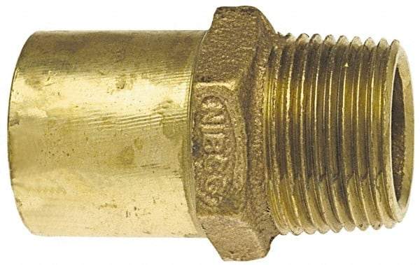 NIBCO - 3/4 x 1" Cast Copper Pipe Adapter - FTG x M, Pressure Fitting - Exact Tool & Supply