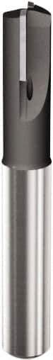 Seco - 6mm, 13mm LOC, 8mm Shank Diam, 64mm OAL, 2 Flute, Polycrystalline Diamond (PCD) Square End Mill - Single End, Uncoated, Straight Flute, Centercutting, Right Hand Cut, Right Hand Flute, Series JPD890 - Exact Tool & Supply