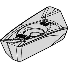 Kennametal - EP1408 GD2 Grade KCPM40 Carbide Milling Insert - TiAlN/AlCrN Finish, 0.1772" Thick, 1/32" Corner Radius - Exact Tool & Supply