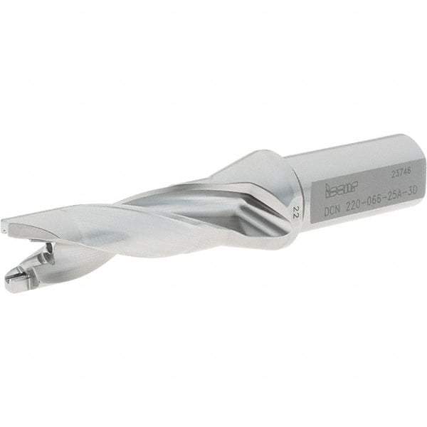 Iscar - 22mm to 22.9mm Diam, 3xD, 66mm Max Depth, 25mm Shank Diam, 156.8mm OAL, Replaceable-Tip Drill - FCP, ICK, ICK-2M, ICM, ICN, ICP, iCP-2M Insert, 22 Seat Size, 70640255 Toolholder, Series SumoCham - Exact Tool & Supply