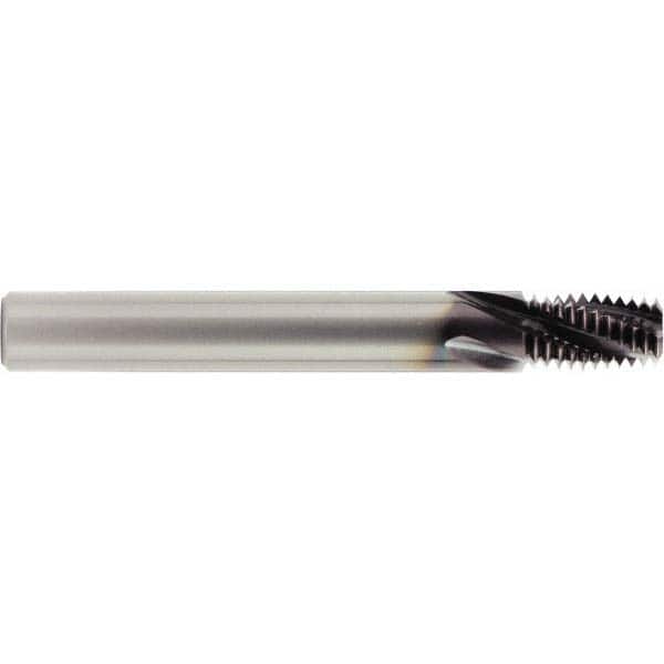 OSG - 2-1/2 - 8 Internal 8 TPI 1" Shank 4-Flute RH Solid Carbide Helical Flute Thread Mill - Exact Tool & Supply