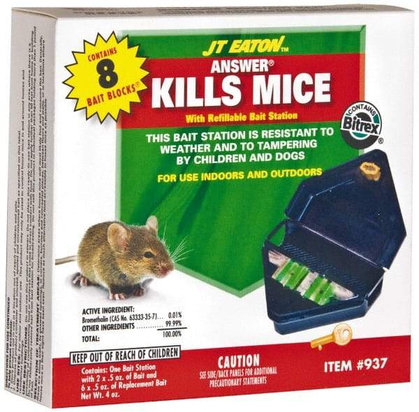 J.T. Eaton - 0.5 oz Plastic Bait Holder - Targets Mice - Exact Tool & Supply