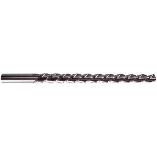 Alvord Polk - #6/0 Pin, 0.081" Diam, 0.0611" Small End, 0.0938" Diam Straight Shank, 15/16" Flute, Taper Pin Reamer - Exact Tool & Supply