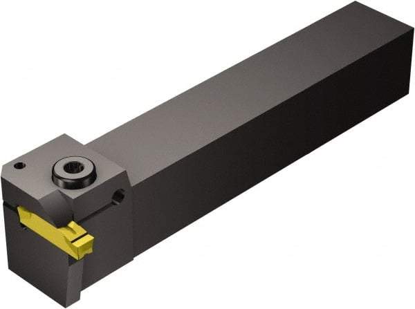 Sandvik Coromant - G123, Left Hand, 8.13mm Max Depth of Cut, Indexable Grooving Tool Holder - N123K2-0600-0004-TF Insert Compatibility, 1" Shank Height, 1" Shank Width, 6" OAL - Exact Tool & Supply
