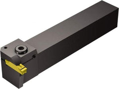 Sandvik Coromant - R/LG123..CM, Right Hand, Indexable Grooving Tool Holder - N123K2-0600-0004-TF Insert Compatibility, 25mm Shank Height, 25mm Shank Width, 150mm OAL - Exact Tool & Supply