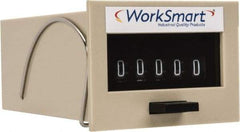 Value Collection - 5 Digit Mechanical Display Electromechanical Counter - Manual Reset - Exact Tool & Supply