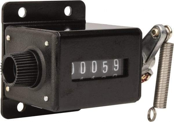 Value Collection - 5 Digit Mechanical Display Stroke Counter - Manual Reset - Exact Tool & Supply