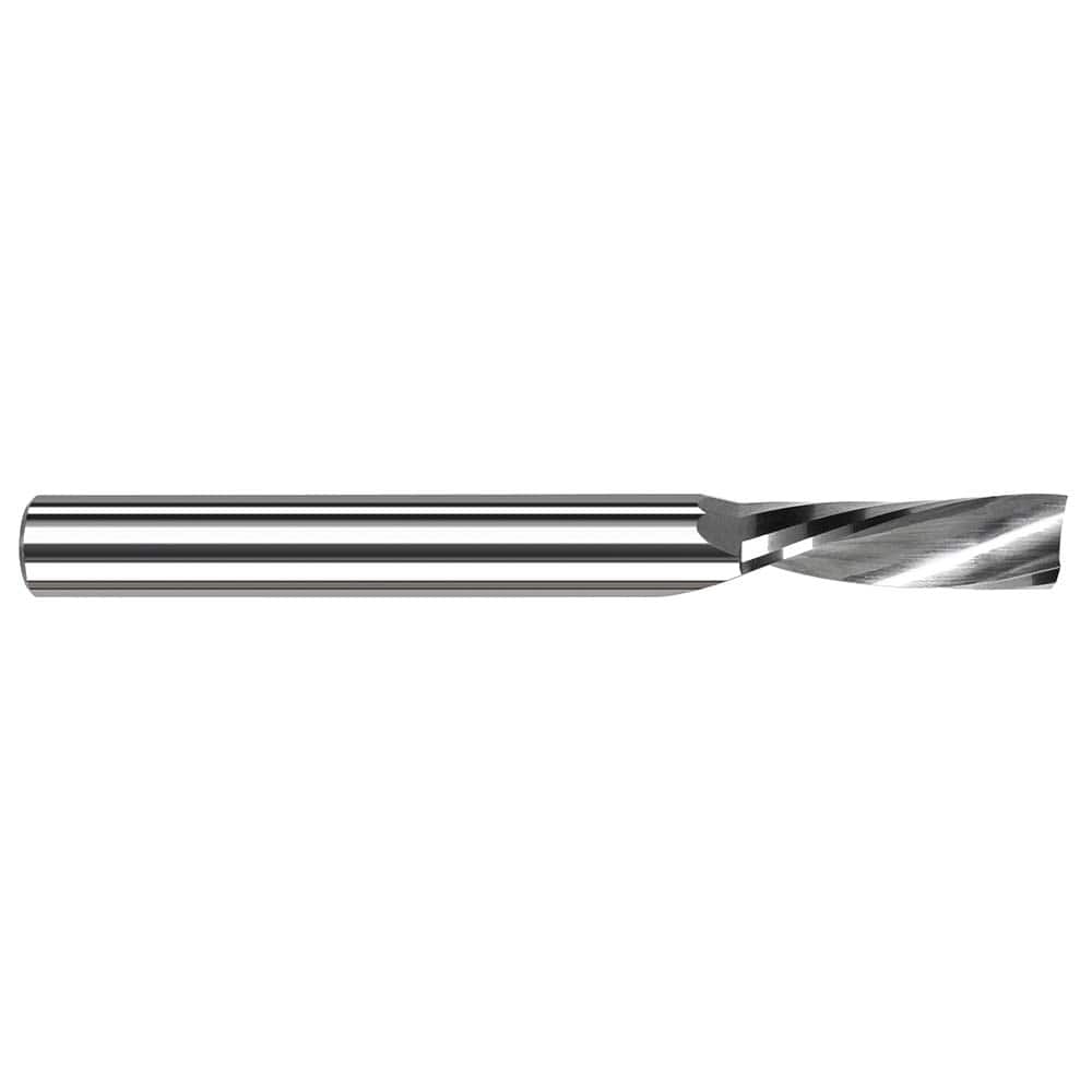 Harvey Tool - Square End Mills; Mill Diameter (Inch): 1/16 ; Mill Diameter (Decimal Inch): 0.0625 ; Length of Cut (Decimal Inch): 0.1860 ; Material: Solid Carbide ; Finish/Coating: Uncoated ; Shank Diameter (Inch): 1/8 - Exact Tool & Supply
