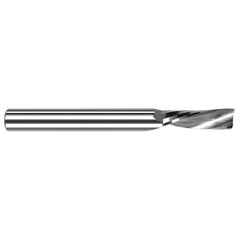 Harvey Tool - Square End Mills; Mill Diameter (Inch): 1/16 ; Mill Diameter (Decimal Inch): 0.0625 ; Length of Cut (Decimal Inch): 0.1860 ; Material: Solid Carbide ; Finish/Coating: Uncoated ; Shank Diameter (Inch): 1/8 - Exact Tool & Supply