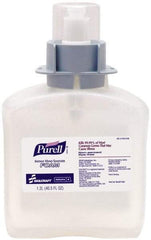 Ability One - 1200 mL Liquid Hand Sanitizer Dispenser - Plastic, Hanging, Gray - Exact Tool & Supply