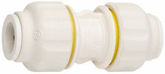 Value Collection - 3/8" OD, Polysulfone Push-to-Connect Union - 250 Max psi, White - Exact Tool & Supply
