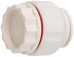 Value Collection - 3/4" OD, Polysulfone Push-to-Connect End Stop - 250 Max psi, White - Exact Tool & Supply