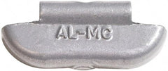 Bada - 3 oz MCFE Wheel Weight - Yellow, Steel, For Use with Automotive & Light Trucks - Exact Tool & Supply