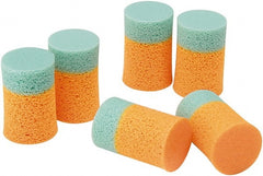 Ability One - Earplugs; Disposable or Reusable: Disposable ; Style: Uncorded ; Noise Reduction Rating (dB): 29 ; Plug Shape: Cylinder ; Plug Color: Green; Orange ; Plug Material: PVC - Exact Tool & Supply