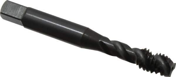 OSG - 5/16-18 UNC 3 Flute 2B Modified Bottoming Spiral Flute Tap - Vanadium High Speed Steel, Oxide Finish, 2-23/32" OAL, Right Hand Flute, Right Hand Thread, H7, Series 303 - Exact Tool & Supply