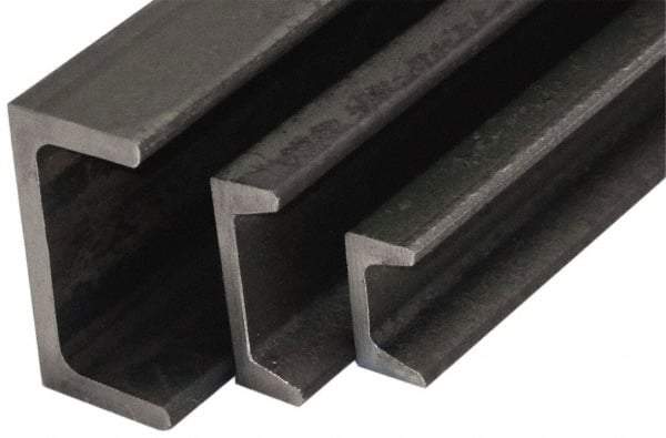 Value Collection - Channel Iron Material Specification: Low Carbon Steel Wall Thickness (Inch): 1/8 - Exact Tool & Supply