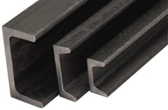 Value Collection - Channel Iron Material Specification: Low Carbon Steel Wall Thickness (Inch): 1/8 - Exact Tool & Supply