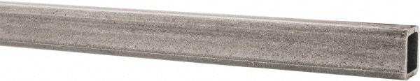 Value Collection - 1 Inch Square x 6 Ft. Long, Low Carbon Steel, Square Welded Tube - 0.12 Inch Wall Thickness, Low Carbon Grade - Exact Tool & Supply