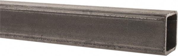 Value Collection - 1-1/2 Inch Square x 6 Ft. Long, Low Carbon Steel, Square Welded Tube - 0.12 Inch Wall Thickness, Low Carbon Grade - Exact Tool & Supply