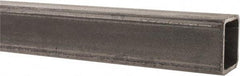 Value Collection - 1-1/2 Inch Square x 6 Ft. Long, Low Carbon Steel, Square Welded Tube - 0.12 Inch Wall Thickness, Low Carbon Grade - Exact Tool & Supply