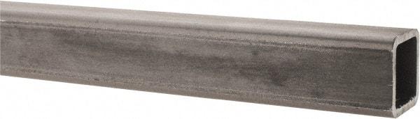 Value Collection - 1-1/4 Inch Square x 6 Ft. Long, Low Carbon Steel, Square Welded Tube - 0.12 Inch Wall Thickness, Low Carbon Grade - Exact Tool & Supply