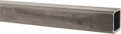 Value Collection - 1-1/4 Inch Square x 6 Ft. Long, Low Carbon Steel, Square Welded Tube - 0.12 Inch Wall Thickness, Low Carbon Grade - Exact Tool & Supply