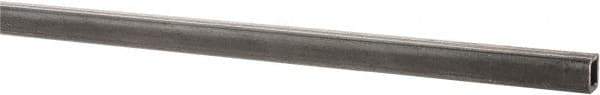 Value Collection - 1/2 Inch Square x 6 Ft. Long, Low Carbon Steel, Square Welded Tube - 0.06 Inch Wall Thickness, Low Carbon Grade - Exact Tool & Supply