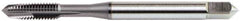 OSG - #10-24 UNC, 3 Flute, Nitride Finish, Vanadium High Speed Steel Spiral Point Tap - Plug Chamfer, Right Hand Thread, 2-3/8" OAL, 7/8" Thread Length, 0.194" Shank Diam, 2B Class of Fit, Series 11016 - Exact Tool & Supply