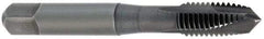 OSG - M16x1.50 Metric Fine, 3 Flute, Oxide Finish, Vanadium High Speed Steel Spiral Point Tap - Plug Chamfer, Right Hand Thread, 3-13/16" OAL, 1-13/16" Thread Length, 0.48" Shank Diam, Series 342 - Exact Tool & Supply