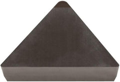 Sumitomo - NU-TPG222 Grade BN2000 PCBN Turning Insert - Uncoated, 60° Triangle, 1/4" Inscr Circle, 1/8" Thick, 1/32" Corner Radius - Exact Tool & Supply