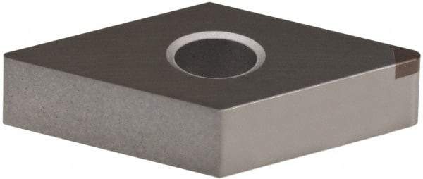 Sumitomo - NU-DNMA431 Grade BN350 PCBN Turning Insert - Uncoated, 55° Diamond, 1/2" Inscr Circle, 3/16" Thick, 1/64" Corner Radius - Exact Tool & Supply