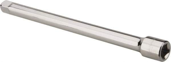 Paramount - 1/2" Drive Standard Socket Extension - 10" OAL, Chrome Finish - Exact Tool & Supply