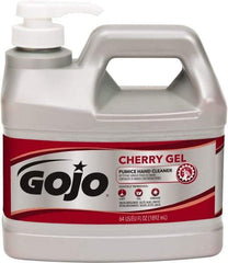 GOJO - 1/2 Gal Bottle Gel Hand Cleaner - Red, Cherry Scent - Exact Tool & Supply