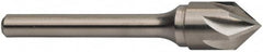 Keo - 3/8" Head Diam, 1/4" Shank Diam, 6 Flute 100° Solid Carbide Countersink - Exact Tool & Supply