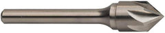 Keo - 1-1/4" Head Diam, 3/4" Shank Diam, 6 Flute 82° Solid Carbide Countersink - Bright Finish, 3-1/4" OAL, Single End - Exact Tool & Supply
