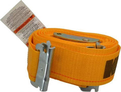 Kinedyne - 12' Long x 2" Wide, 835 Lb Basket Capacity, 1 Ply, Polyester Web Sling - Yellow - Exact Tool & Supply