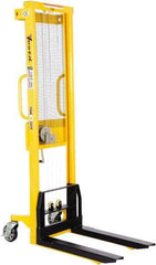 Vestil - 770 Lb Capacity, 59" Lift Height, Portable Workstation Manually Operated Lift - Exact Tool & Supply