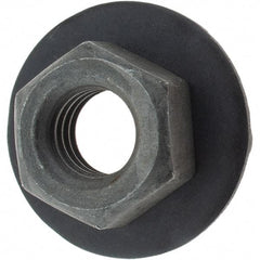 Value Collection - M6x1.00 Washer Hex Nut - 10mm Across Flats, Phosphate Finish - Exact Tool & Supply