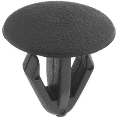 Value Collection - 8mm Hole Diam, Nylon Panel Rivet - 15mm Length Under Head, 8mm Material Thickness - Exact Tool & Supply