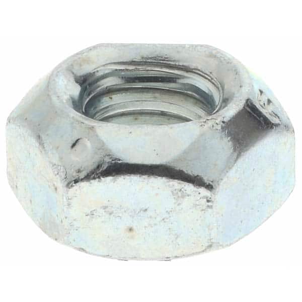 Value Collection - 1/4-20 UNC Grade B Hex Lock Nut with Distorted Thread - Exact Tool & Supply