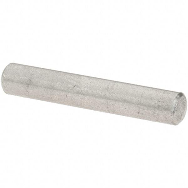 Value Collection - 1/8" Diam x 3/4" Pin Length 18-8 Stainless Steel Standard Dowel Pin - Bright Finish - Exact Tool & Supply