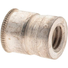 Value Collection - 5/16-18 UNC, Cadmium-Plated, Steel Knurled Rivet Nut Inserts - 0.03" to 0.09" Grip, 1/2" Drill Size, 0.528" Body Diam - Exact Tool & Supply