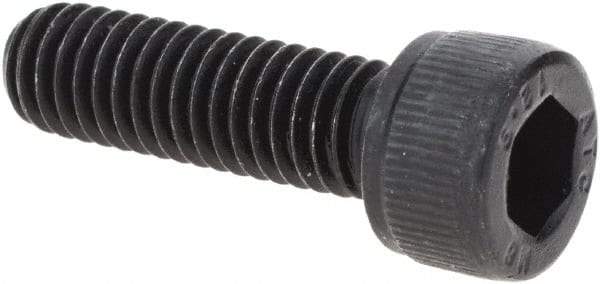 Value Collection - M6x1.00 Metric Coarse Hex Socket Drive, Socket Cap Screw - Grade 12.9 Alloy Steel, Black Oxide Finish, Fully Threaded, 20mm Length Under Head - Exact Tool & Supply