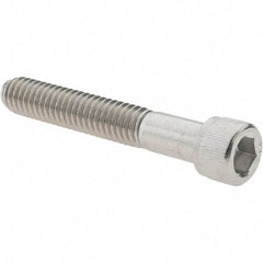 Made in USA - 5/16-18 UNC Hex Socket Drive, Socket Cap Screw - Grade 316 Stainless Steel, 2" Length Under Head - Exact Tool & Supply