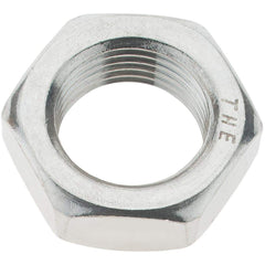 Value Collection - 3/4-16 UNC Stainless Steel Right Hand Hex Jam Nut - 1-1/8" Across Flats, 27/64" High - Exact Tool & Supply