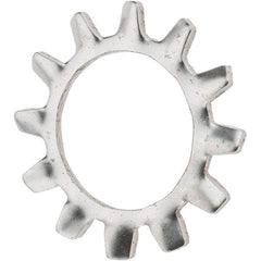 Value Collection - 7/16" Screw, 0.464" ID, Stainless Steel External Tooth Lock Washer - 0.789" OD, Grade 410 - Exact Tool & Supply
