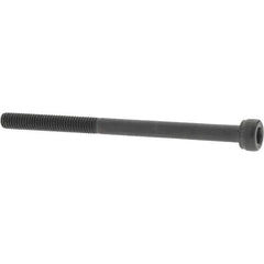 Value Collection - M3x0.50 Metric Coarse Hex Socket Drive, Socket Cap Screw - Grade 12.9 Alloy Steel, Black Oxide Finish, Partially Threaded, 45mm Length Under Head - Exact Tool & Supply