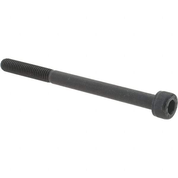 Value Collection - M5x0.80 Metric Coarse Hex Socket Drive, Socket Cap Screw - Grade 12.9 Alloy Steel, Black Oxide Finish, Partially Threaded, 65mm Length Under Head - Exact Tool & Supply