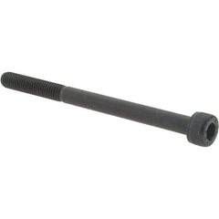 Value Collection - M5x0.80 Metric Coarse Hex Socket Drive, Socket Cap Screw - Grade 12.9 Alloy Steel, Black Oxide Finish, Partially Threaded, 65mm Length Under Head - Exact Tool & Supply