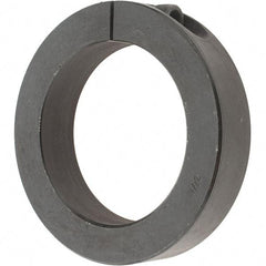 Value Collection - 2-7/16" Bore, Steel, One Piece One Piece Split Shaft Collar - 3-1/2" Outside Diam, 3/4" Wide - Exact Tool & Supply